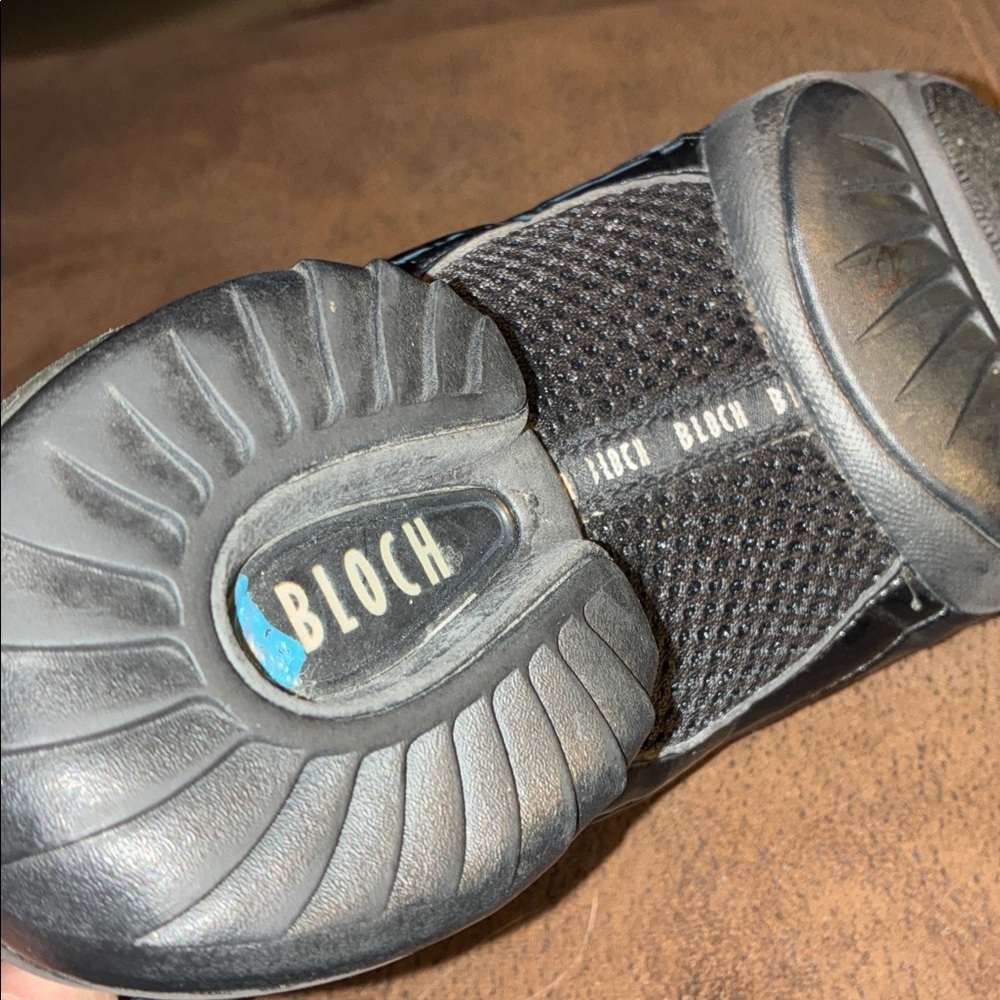 BLOCH JAZZ DANCE SHOES, Black, Practice, Leather/Mesh Lace-up, Split Sole. 9 EUC - Picture 12 of 16